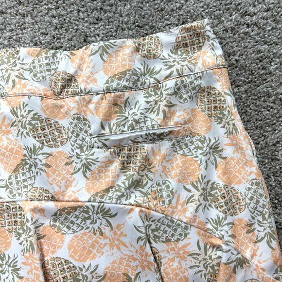 CORAL BAY GOLF KNIT SKORT- SZ LP- SKIRT-SHORTS UNDER -PINEAPPLE - Picture 7 of 8